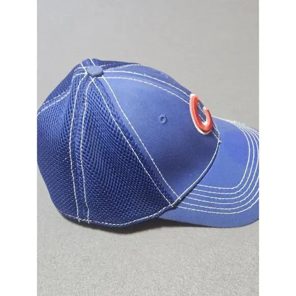 New Era Youth Hat Blue Chicago Cubs Mesh Logo Genuine Merchandise - Picture 4 of 8